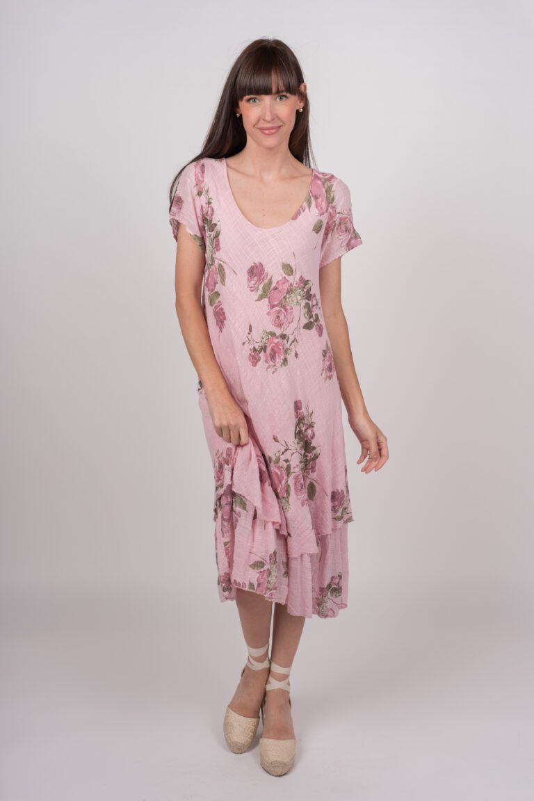 Linen Dress (Rose)