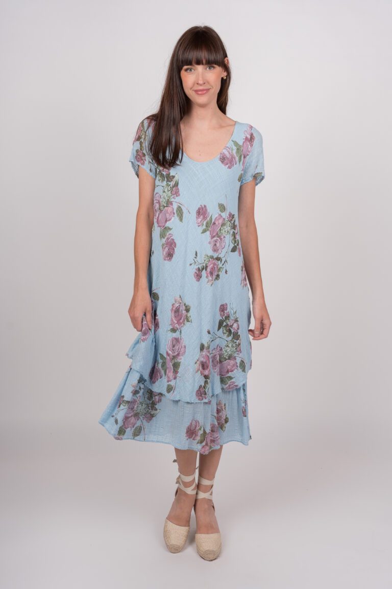 Linen Dress (Floral)